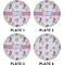Princess Print Set of Lunch / Dinner Plates (Approval)