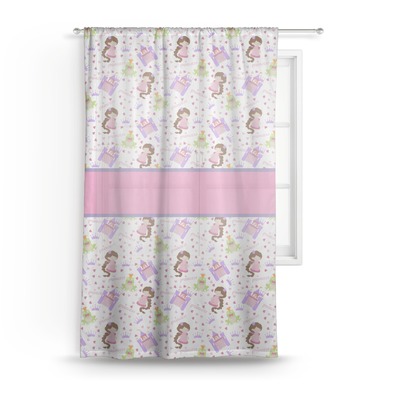 Princess Print Sheer Curtain - 50"x84" (Personalized)