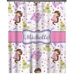 Princess Print Extra Long Shower Curtain - 70"x84" (Personalized)