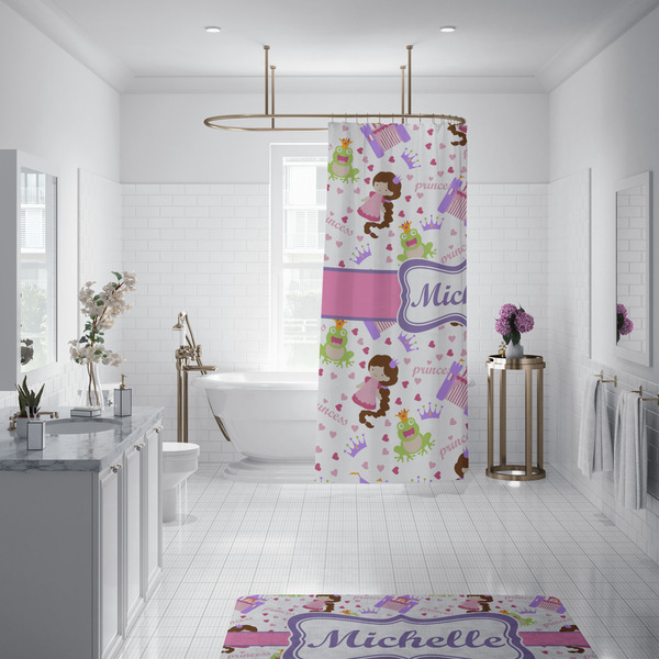 Princess Print Shower Curtain - Custom Size