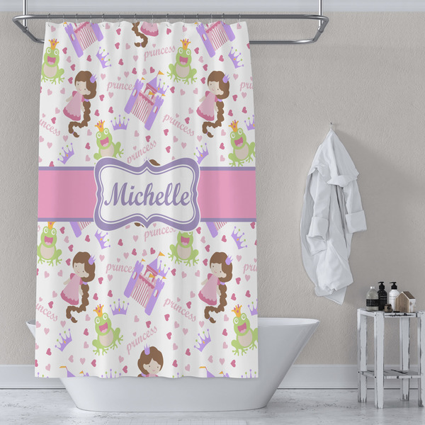 Princess Print Shower Curtain Lifestyle