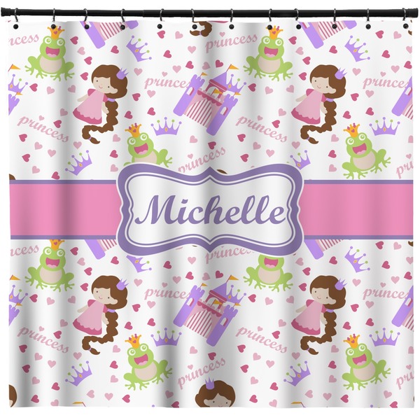 Custom Princess Print Shower Curtain - Custom Size (Personalized)