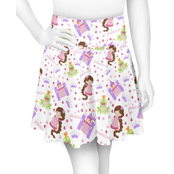 Princess Print Skater Skirt - Large (Personalized)
