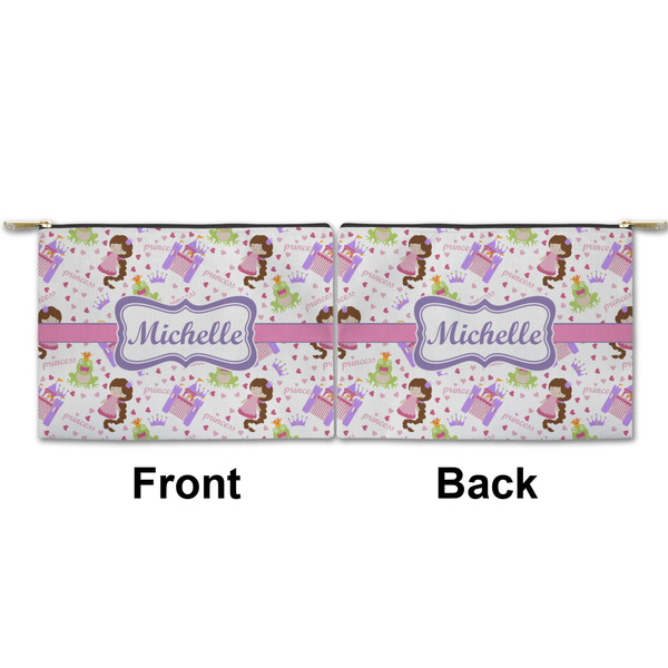Princess Print Small Zipper Pouch Approval (Front and Back)