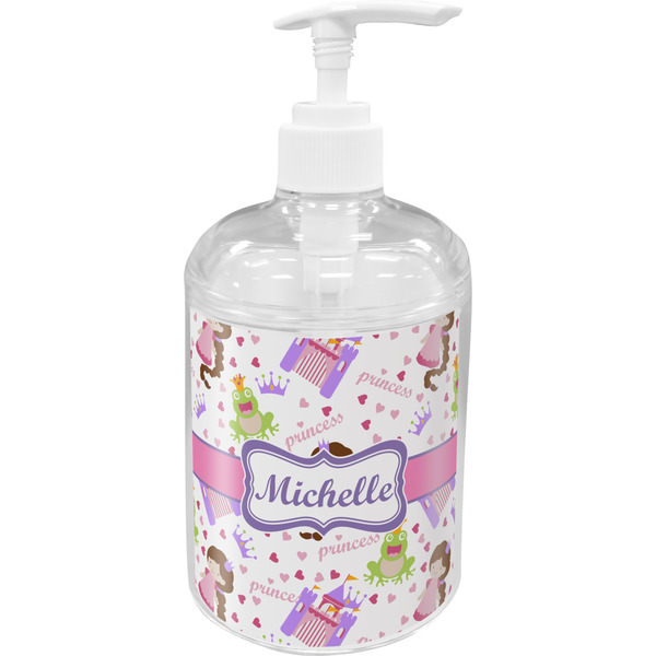 Custom Princess Print Acrylic Soap & Lotion Bottle (Personalized)