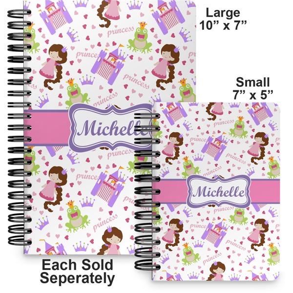 Princess Print Spiral Journal - Comparison