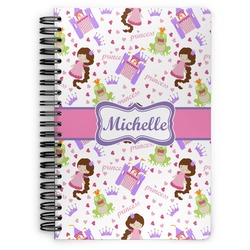 Princess Print Spiral Notebook (Personalized)