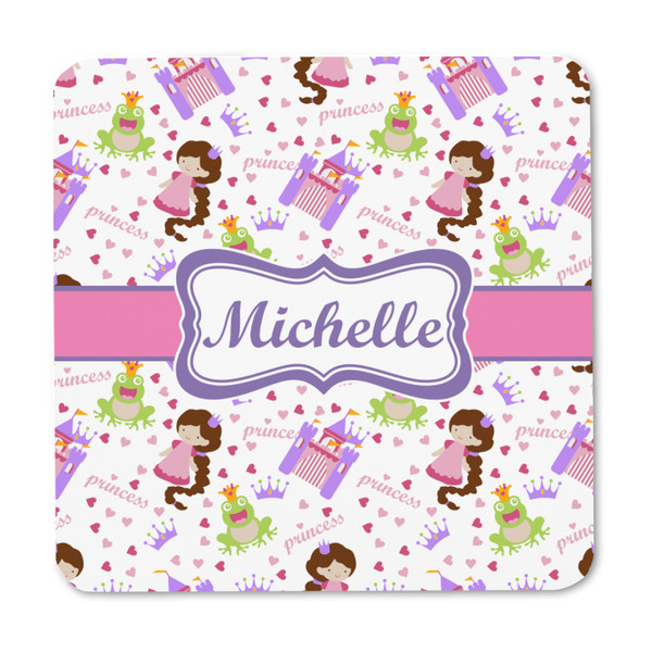 Princess Print Square Fridge Magnet - FRONT