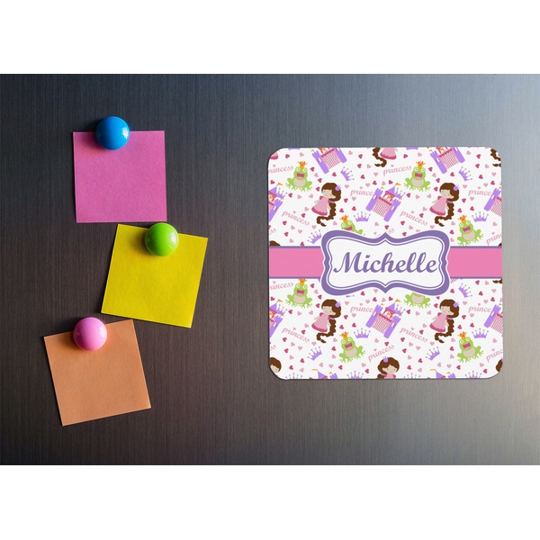 Princess Print Square Fridge Magnet - LIFESTYLE