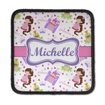Princess Print Iron On Square Patch w/ Name or Text