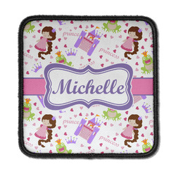 Princess Print Iron On Square Patch w/ Name or Text