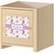 Princess Print Square Wall Decal on Wooden Cabinet