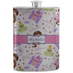 Princess Print Stainless Steel Flask (Personalized)