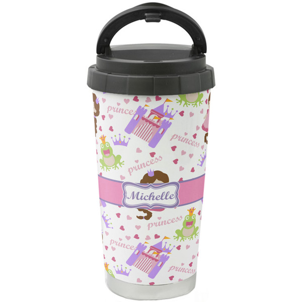 Custom Princess Print Stainless Steel Coffee Tumbler (Personalized)