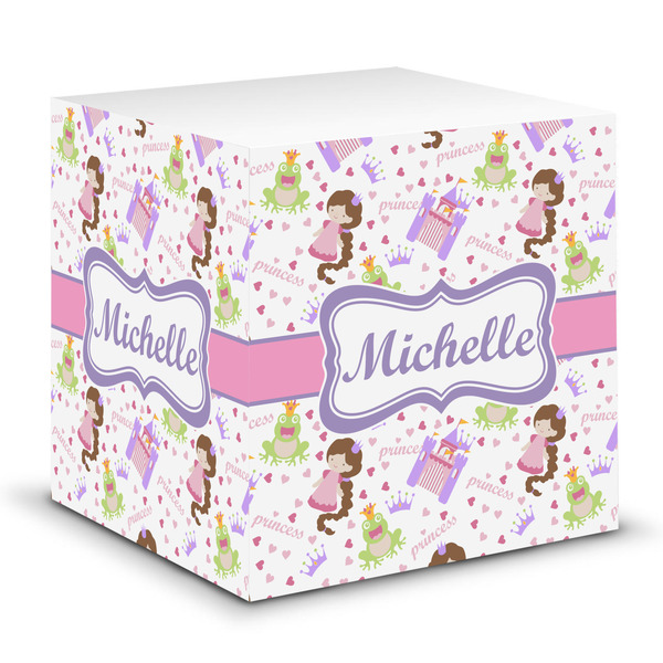 Custom Princess Print Sticky Note Cube (Personalized)