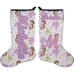 Princess Print Holiday Stocking - Double-Sided - Neoprene (Personalized)