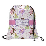 Princess Print Drawstring Backpack (Personalized)