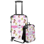 Princess Print Kids 2-Piece Luggage Set - Suitcase & Backpack (Personalized)