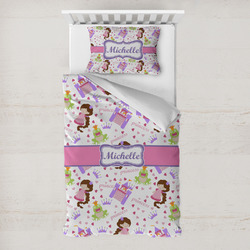 Princess Print Toddler Bedding Set - With Pillowcase (Personalized)