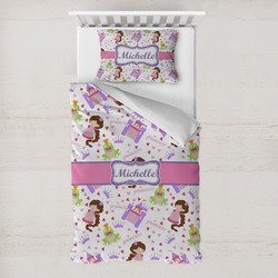 Princess Print Toddler Bedding w/ Name or Text