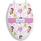 Princess Print Toilet Seat Decal (Personalized)