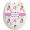 Princess Print Toilet Seat Decal (Personalized)