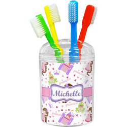 Princess Print Toothbrush Holder (Personalized)