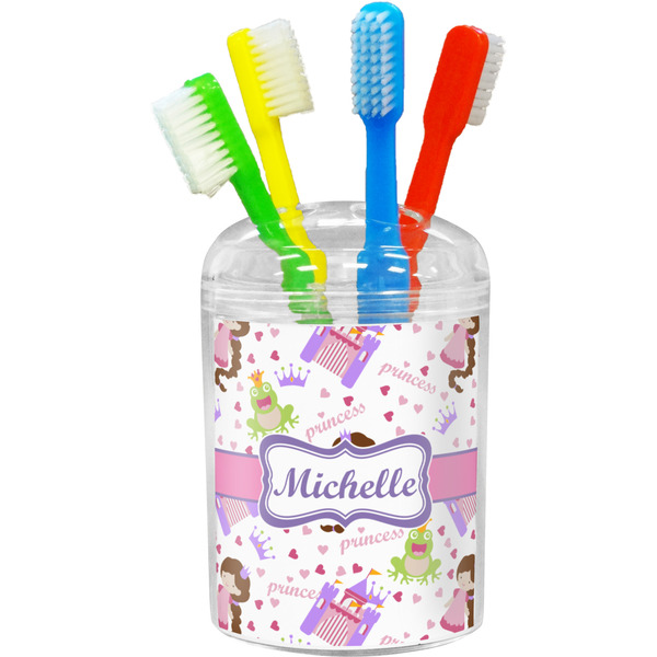 Custom Princess Print Toothbrush Holder (Personalized)