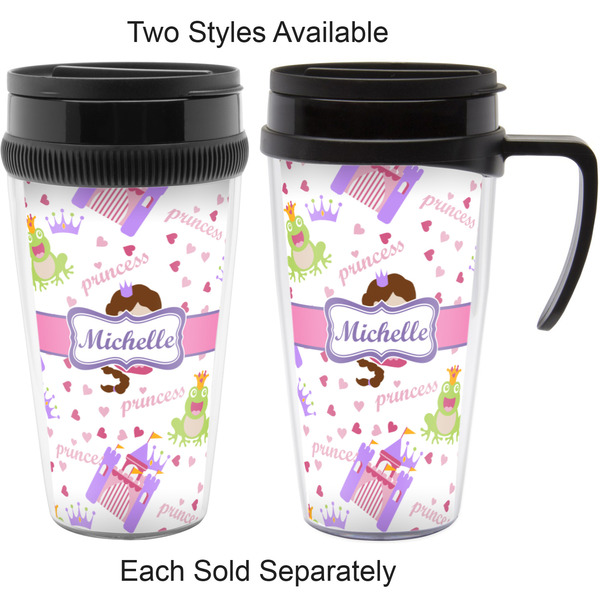Princess Print Travel Mugs - with & without Handle