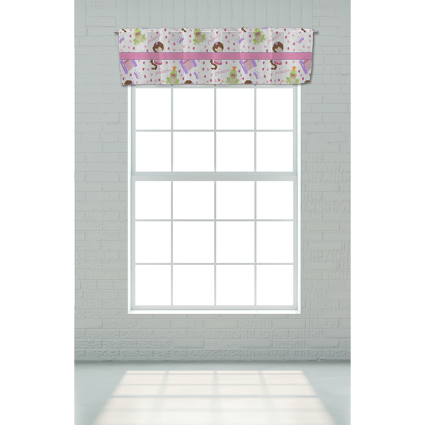 Princess Print Valance - On window