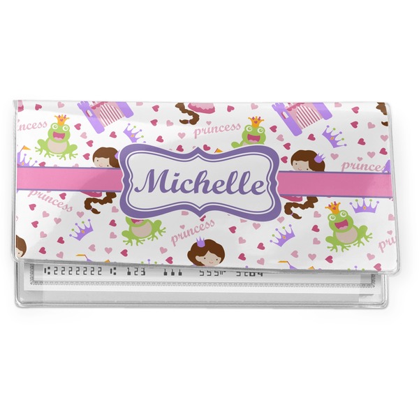 Custom Princess Print Vinyl Checkbook Cover (Personalized)