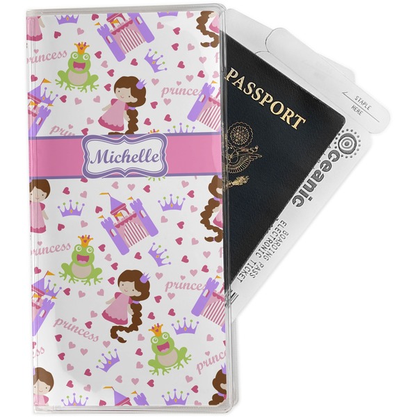 Custom Princess Print Travel Document Holder