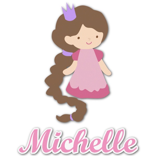Custom Princess Print Graphic Decal - XLarge (Personalized)