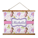 Princess Print Wall Hanging Tapestry - Wide (Personalized)