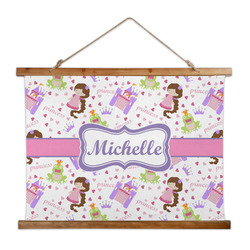Princess Print Wall Hanging Tapestry - Wide (Personalized)
