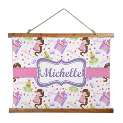 Princess Print Wall Hanging Tapestry - Wide (Personalized)