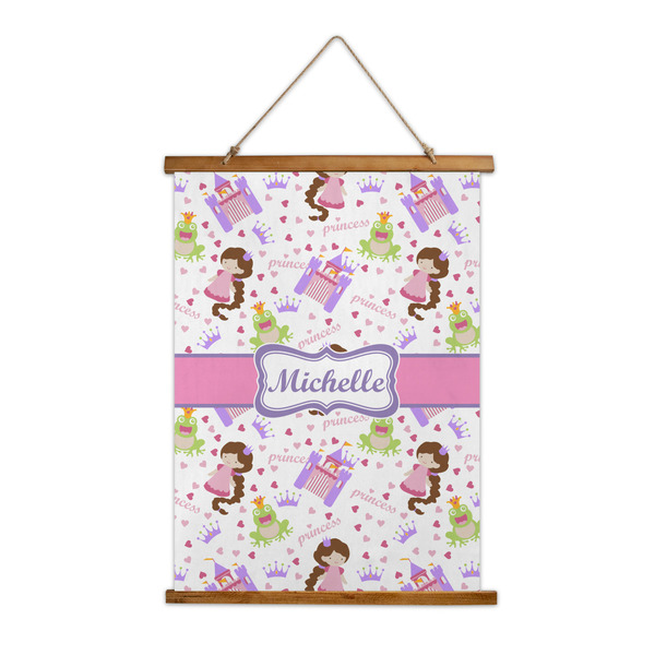 Custom Princess Print Wall Hanging Tapestry - Tall (Personalized)