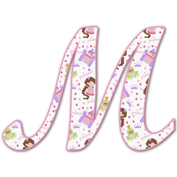 Custom Princess Print Letter Decal - Small (Personalized)