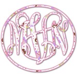 Princess Print Monogram Decal - Custom Sizes (Personalized)