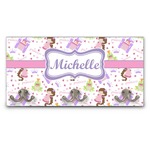 Princess Print Wall Mounted Coat Rack (Personalized)
