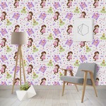 Princess Print Wallpaper & Surface Covering (Water Activated - Removable)
