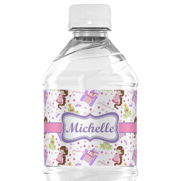 Custom Princess Print Water Bottle Labels - Custom Sized (Personalized)