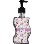 Princess Print Wave Bottle Soap / Lotion Dispenser (Personalized)
