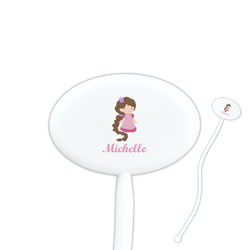 Princess Print Oval Plastic Stir Sticks (Personalized)
