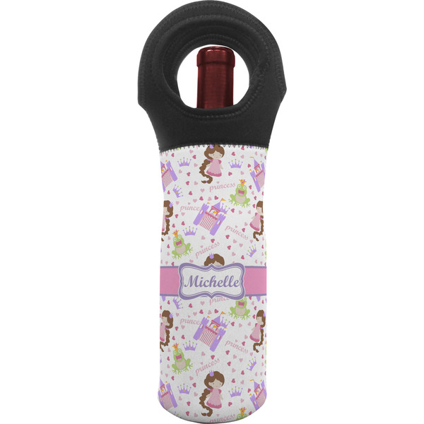 Custom Princess Print Wine Tote Bag (Personalized)