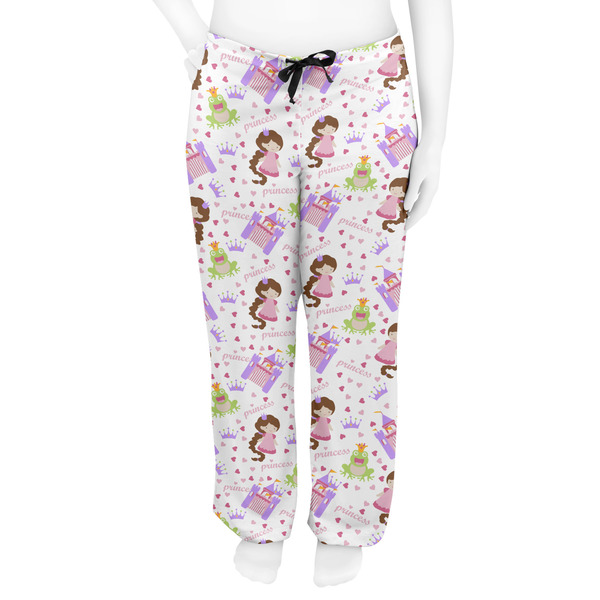 Princess Print Women's Pj on model - Front