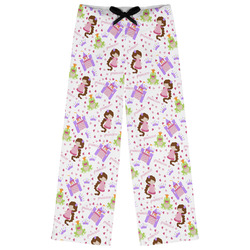 Princess Print Womens Pajama Pants - XL