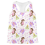Princess Print Womens Racerback Tank Top - Medium