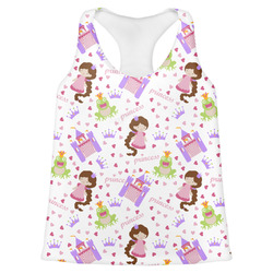 Princess Print Womens Racerback Tank Top - X Small