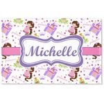Princess Print Woven Mat (Personalized)